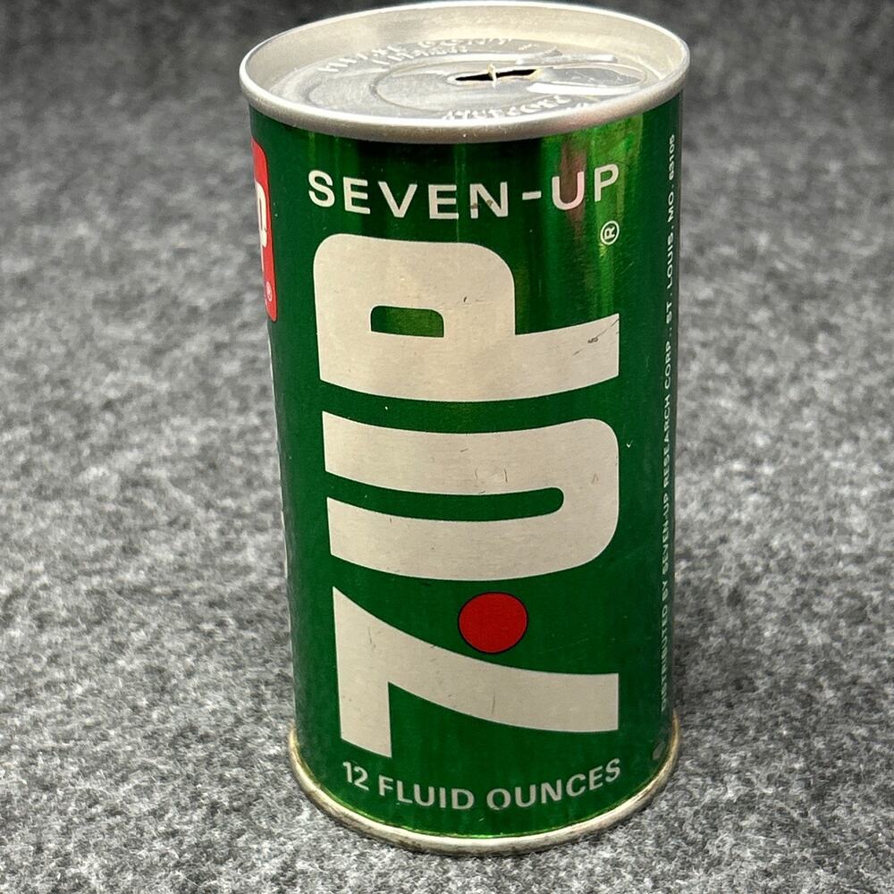 Vintage 7-Up Tin Can Music Box Kramer Products USA Advertising Collectible WORKS